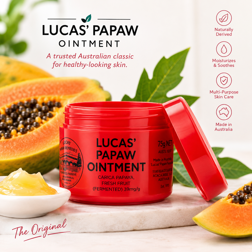 Lucas Papaw Ointment 75g – Original Australian Papaya Balm