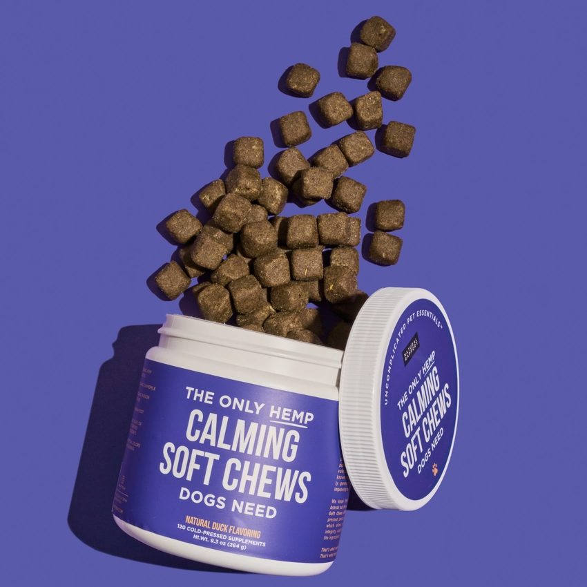 Hemp Calming Chews for Dogs – Relaxation & Stress Support